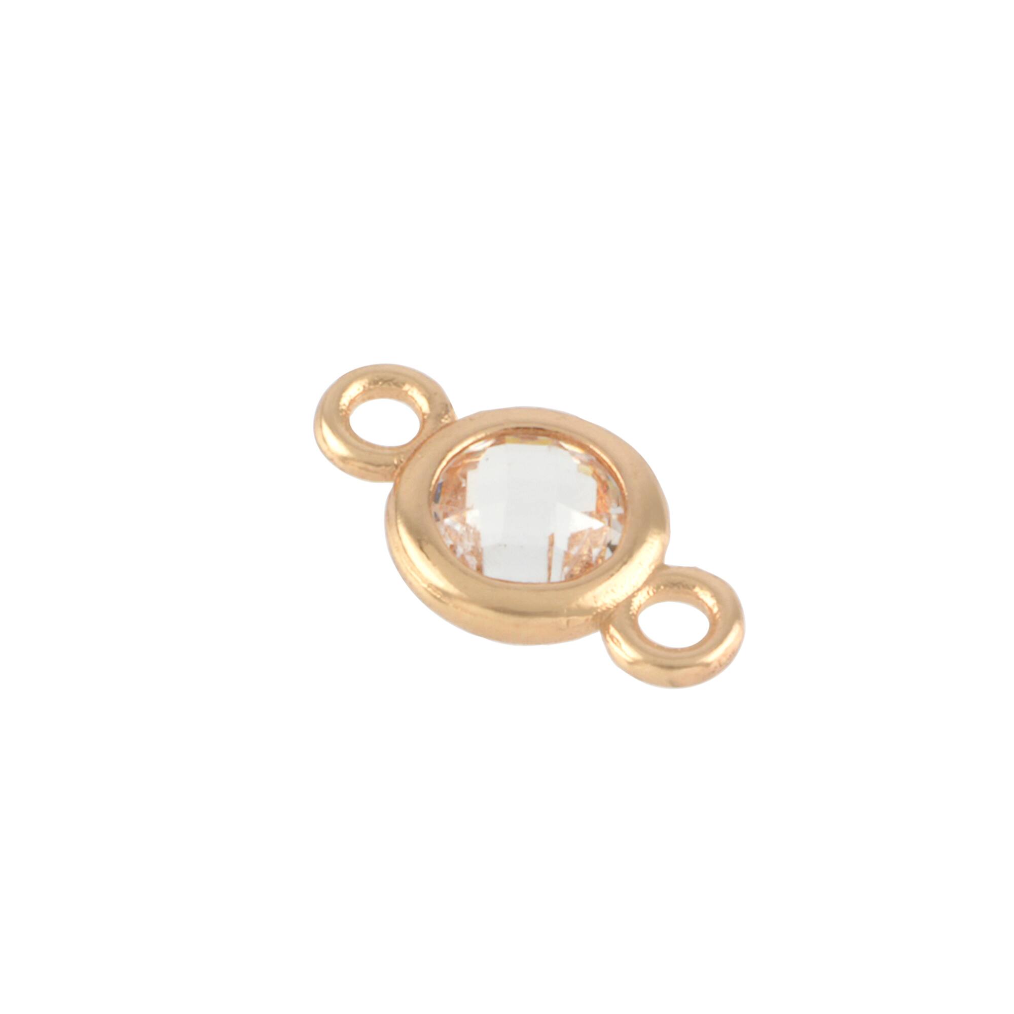 14mm Gold Circle Connectors, 3ct. by Bead Landing™